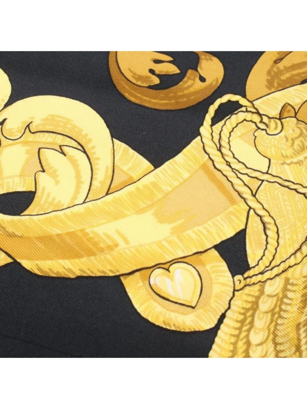 Hermes Scarf Carre 90 le Mors a la Conetable Silk